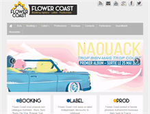 Tablet Screenshot of flowercoast.fr
